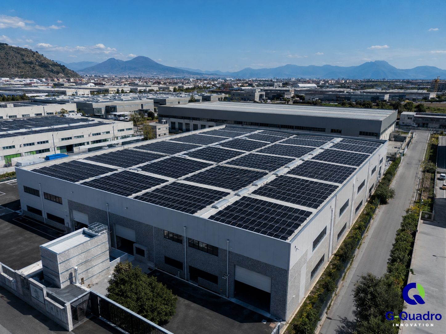 Impianto fotovoltaico su capannone industriale provincia di Napoli — G-Quadro Innovation